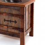 Bathroom Sink Vanity Table Mid Century