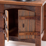 Bathroom Sink Vanity Table Mid Century