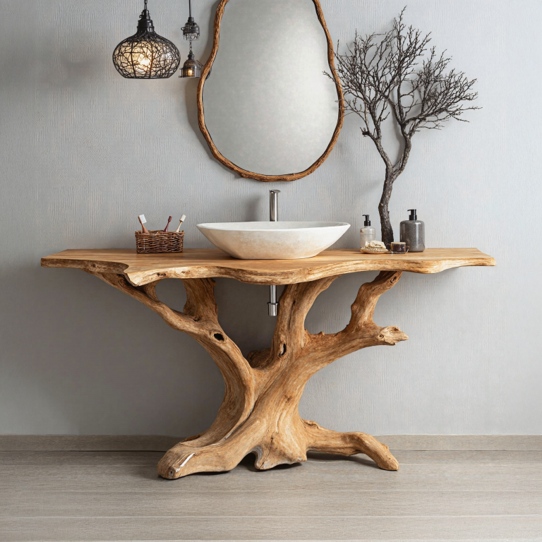 Custom Handcrafted Bathroom Vanity Sink For Stylish Interiors