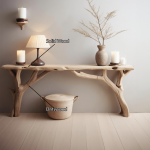 Decorative Wooden Entryway Table Handcarfted Table