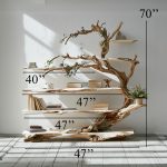 Farmhouse Tree Branch Live Edge Shelf Seasonal Themes