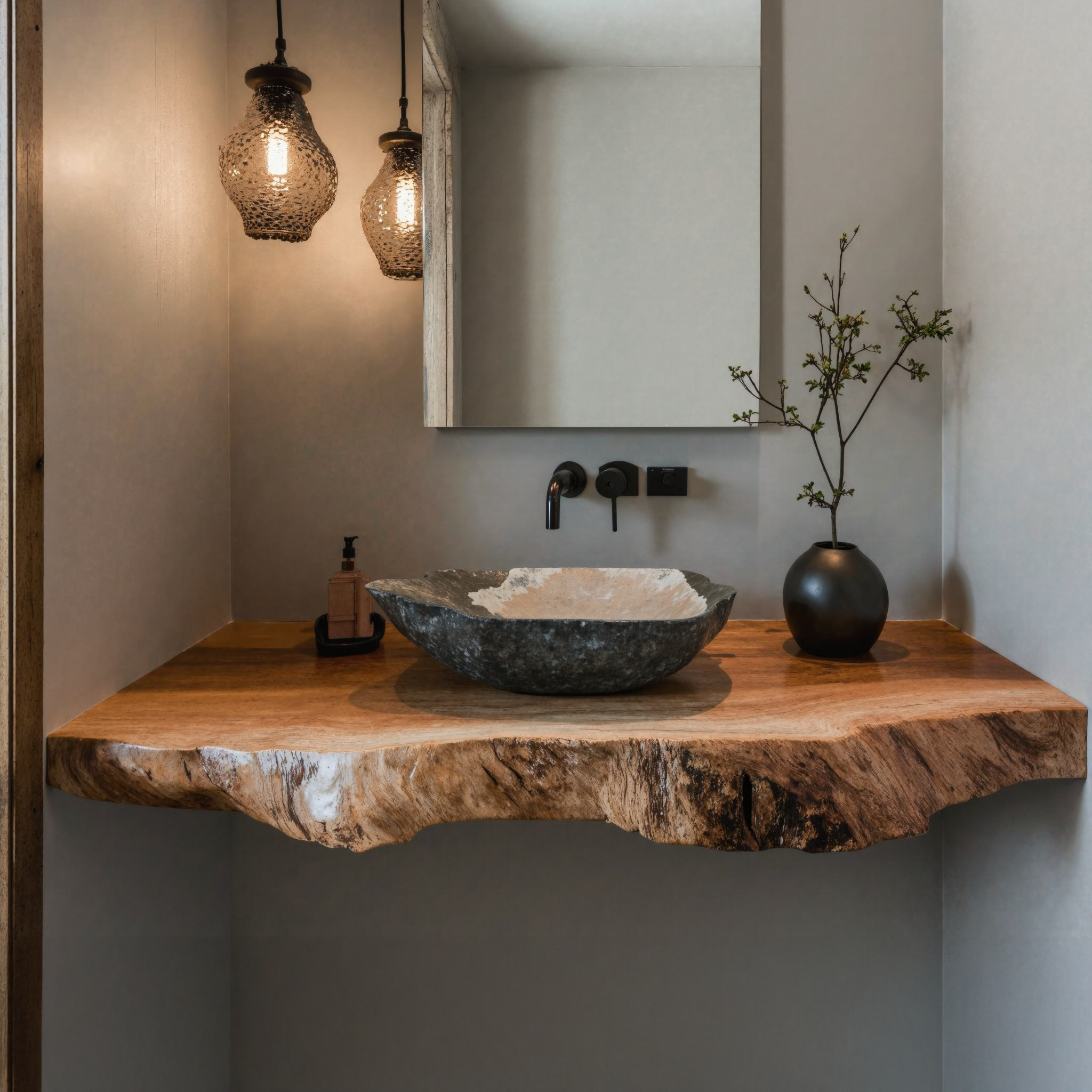Farmhouse Wooden Bathroom Vanity Shelf For Any Rustic Home Farmhouse Wooden Bathroom Vanity Shelf For Any Rustic Home