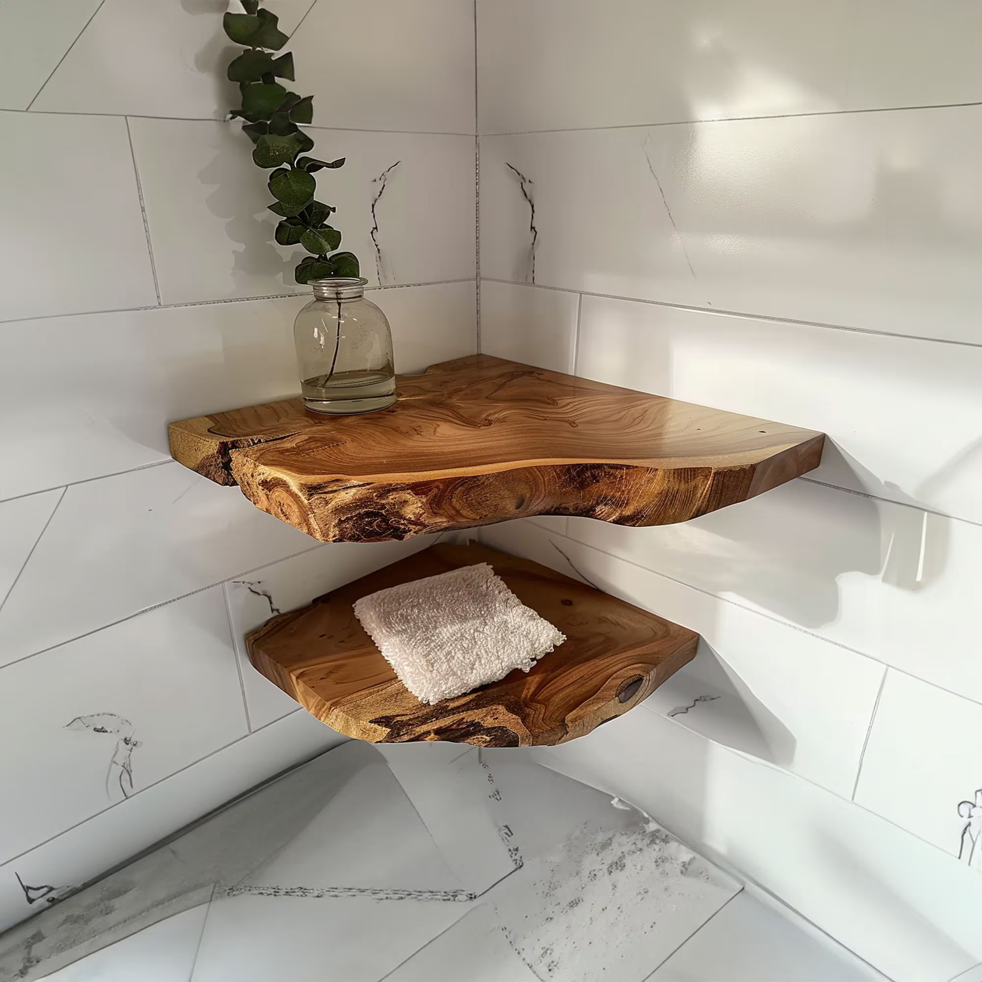 Floating Corner Shelves Decorations Floating Corner Shelves Decorations