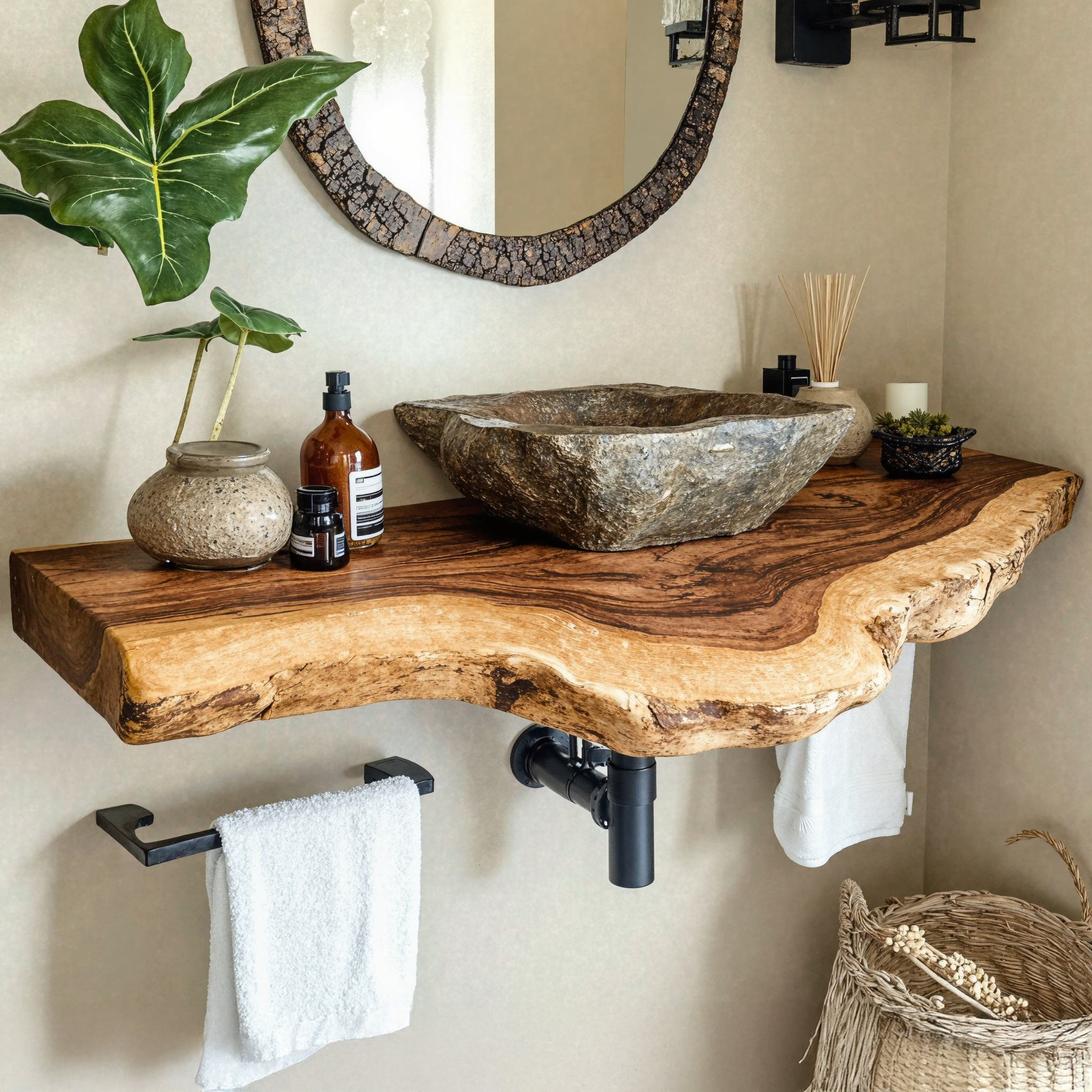Floating Edge Bathroom Vanity Shelf Floating Edge Bathroom Vanity Shelf