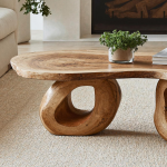 Large Rustic Wood Coffee Table Family Gathering Essential