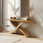 Live Edge Console Tables Handcrafted Entryway Table
