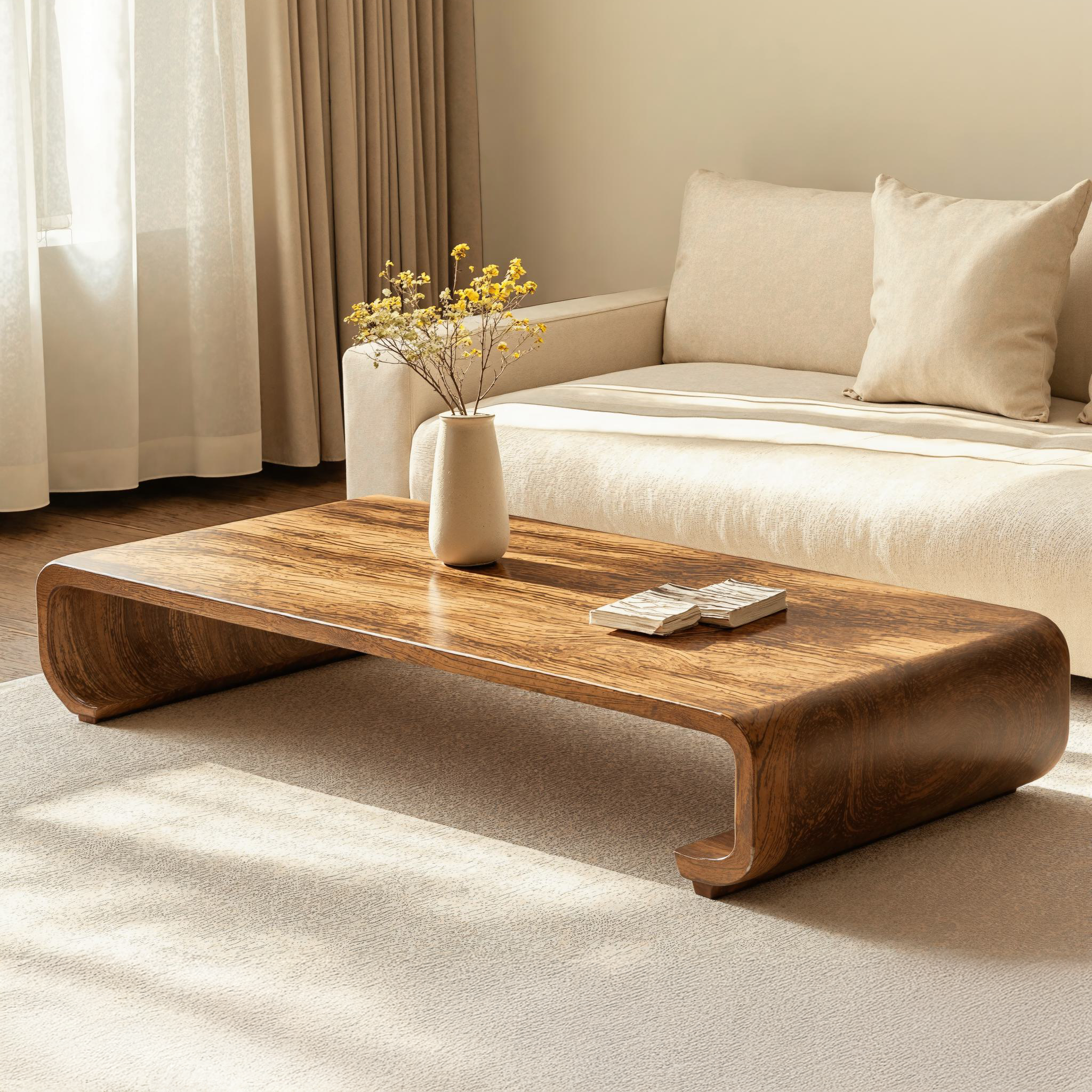 Minimalist Wood Coffee Table Sitting Room Modern Simplicity Minimalist Wood Coffee Table Sitting Room Modern Simplicity