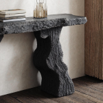 Modern Black Wood Console Tables For Contemporary Decor
