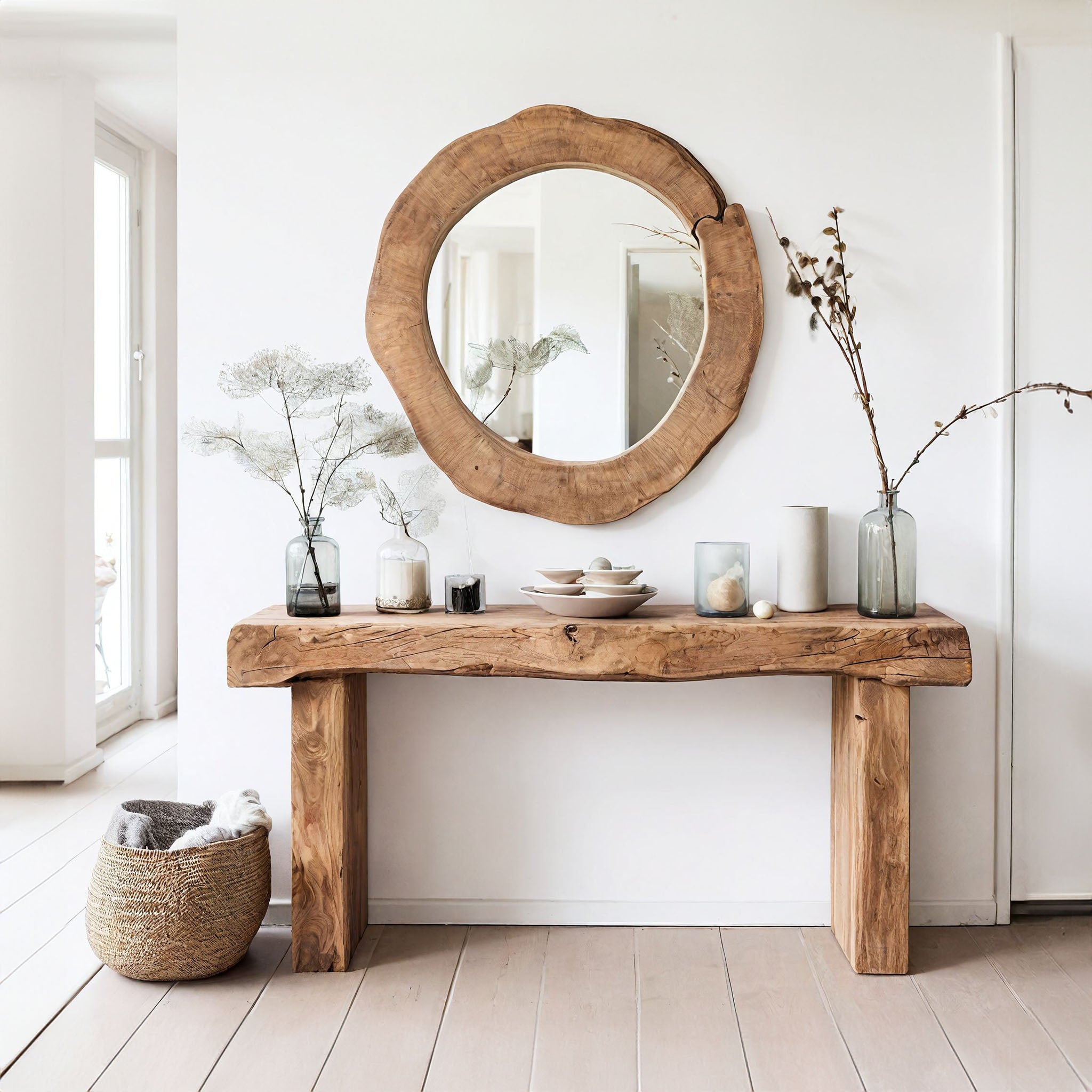 Reclaimed Wood Entryway Console Tables Reclaimed Wood Entryway Console Tables