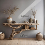 Wood Console Tables Hallway Table Farmhouse Decor
