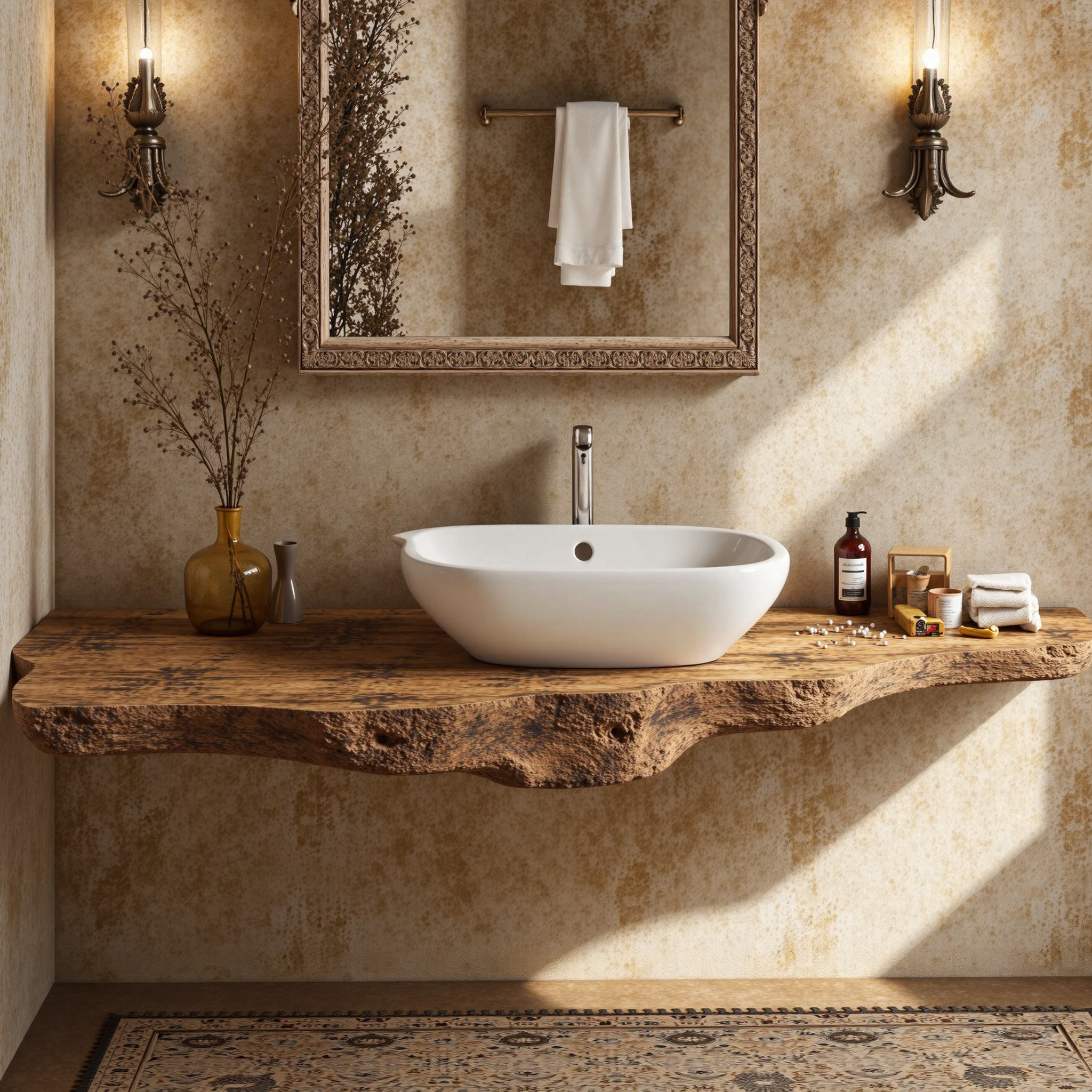 Wooden Floating Bathroom Vanity Sink Wooden Floating Bathroom Vanity Sink